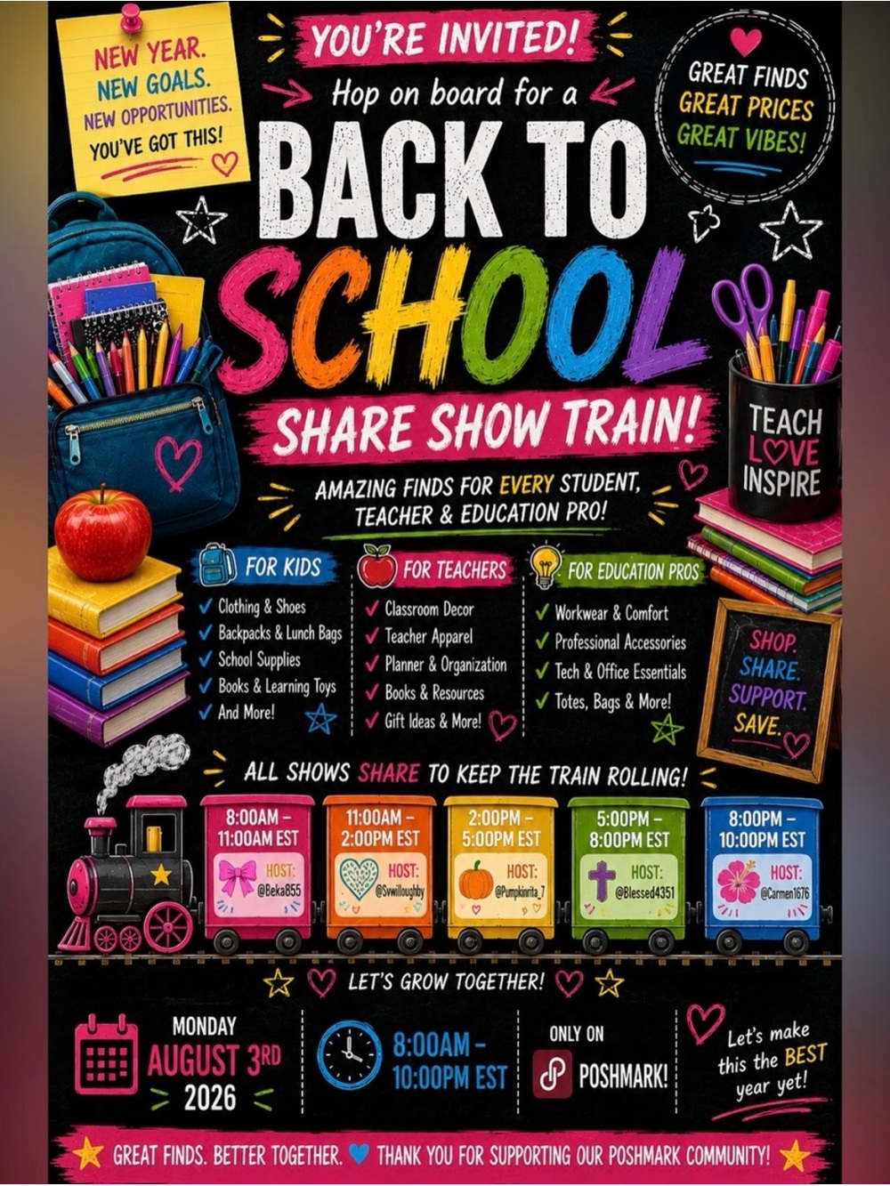 Live Share Show Flyer - Selling Together & Clearing Out Closets - Picture 3 of 11